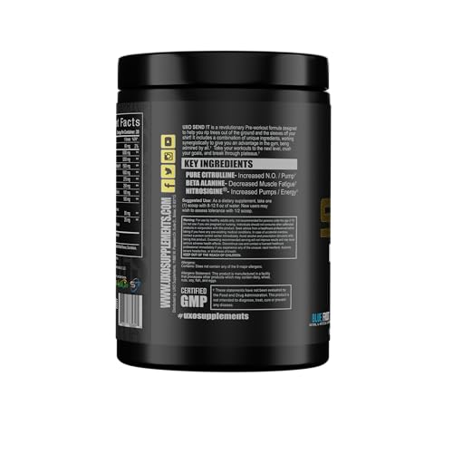 UXO Send IT Preworkout (Blue Hawaiian Flavor) UXO Supplements buy australia supplements