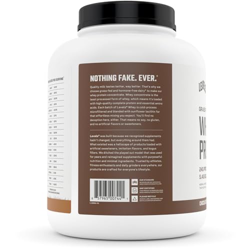 Levels Grass Fed 100% Whey Protein, No GMOs, Chocolate Peanut Butter, 5LB Levels Nutrition buy australia supplements