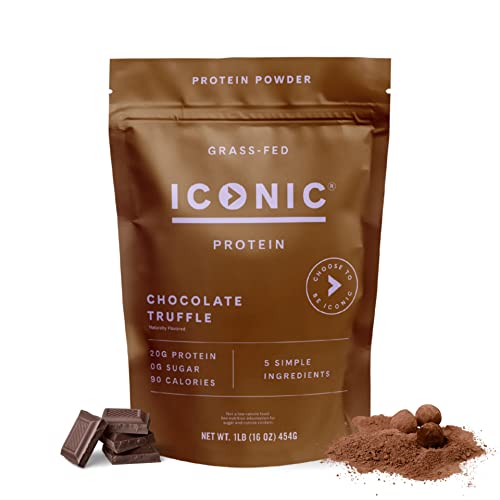 ICONIC Protein Powder, Chocolate Truffle - Sugar Free, Low Carb Protein Powder ICONIC buy australia supplements