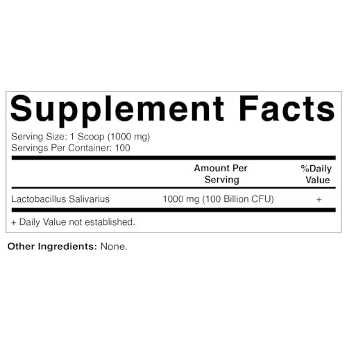Vitamatic Lactobacillus Salivarius Probiotic Powder - Digestive Support - 100 Gram Vitamatic buy australia supplements