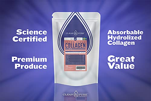 Clean & Pure Collagen Powder, Lab Tested Bovine Peptides with No or Zero Growth Hormones, Pesticides or Vet Meds - 400g Lean Caffeine buy australia supplements