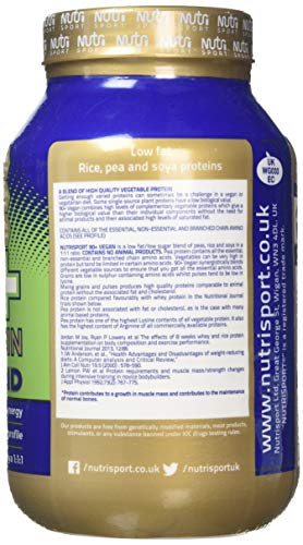 Nutrisport Aspartame Free 90 Plus Vegan Strawberry Protein Powder, 908 g Nutrisport buy australia supplements