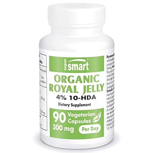 Supersmart - Organic Royal Jelly 300mg per Day (High Strength 4% 10-HDA) - Freeze Supersmart buy australia supplements