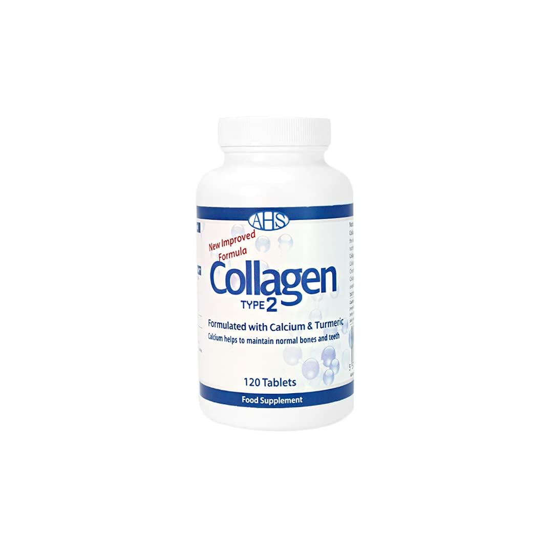 AHS Collagen Type 2 120 Tablets - 4500MG Per Day - Formulated with Calcium and Turmeric AHS buy australia supplements