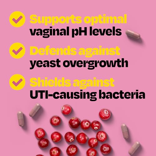 Cystex 3-in-1 Urinary Tract Probiotic for Women - Fast-Acting UTI & Yeast Infection Support with Prebiotics, Probiotics, & Cranberry - Supports Vaginal pH & Flora Balance - 30 Capsules Cystex buy australia supplements