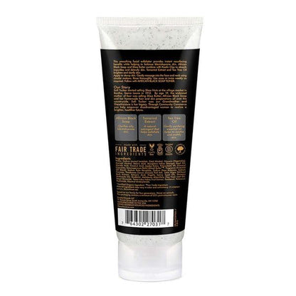 Sheamoisture Facial Wash and Scrub for Blemish Prone Skin African Black Soap to Clarify Skin 4 oz Shea Moisture