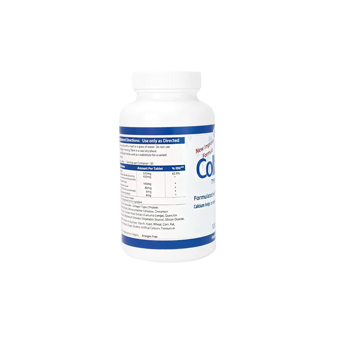 AHS Collagen Type 2 120 Tablets - 4500MG Per Day - Formulated with Calcium and Turmeric AHS buy australia supplements