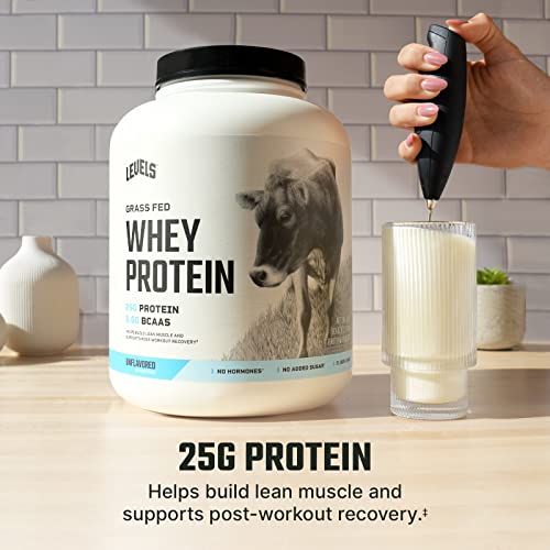 Levels Grass Fed 100% Whey Protein, No Hormones, Unflavored, 5LB Levels Nutrition buy australia supplements