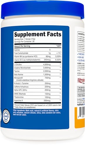 Nutricost Pre-C Pre-Workout Complex with Creatine (Peach Mango | 30 Servings) Powder Nutricost buy australia supplements