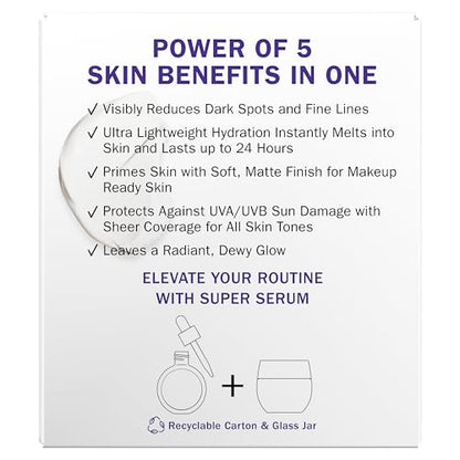 Olay Super Cream with Sunscreen SPF 30, Lightweight Face Moisturizer with Sun Protection Olay