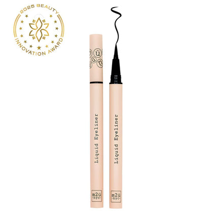 Waterproof Liquid Eyeliner Pen (Black) – No Smudge, Up to 24 Hour Wear M2U NYC