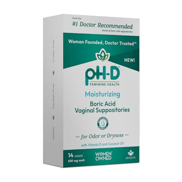 pH-D Feminine Health - Boric Acid Moisturizing Suppository - Woman Owned - for Vaginal Odor pH-D Feminine Health Support buy australia supplements