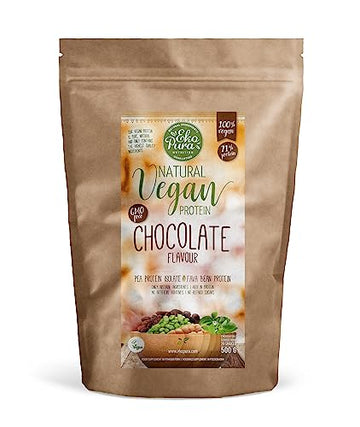 Ekopura Natural Vegan Protein - Chocolate - 500g | 76% Protein | 100% Plant-Based Ingredients Ekopura buy australia supplements