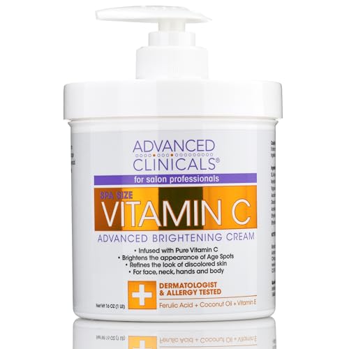 Advanced Clinicals Vitamin C Cream. Advanced Brightening Cream. Anti-aging cream Advanced Clinicals buy australia supplements