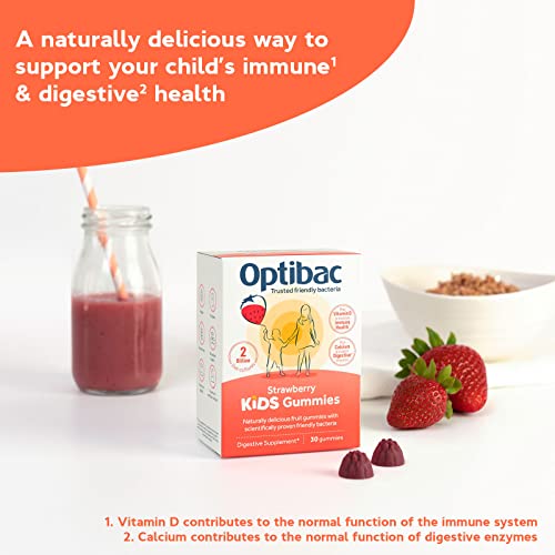 Optibac Kids Probiotic with Vitamin D & Calcium for Immune System Support & Gut Health OptiBac buy australia supplements