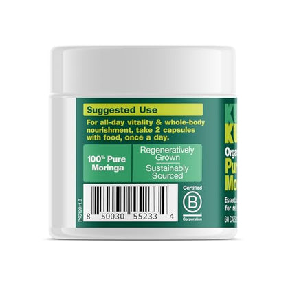 KULI KULI Organic Pure Moringa Capsules, 60 CT Kuli Kuli
