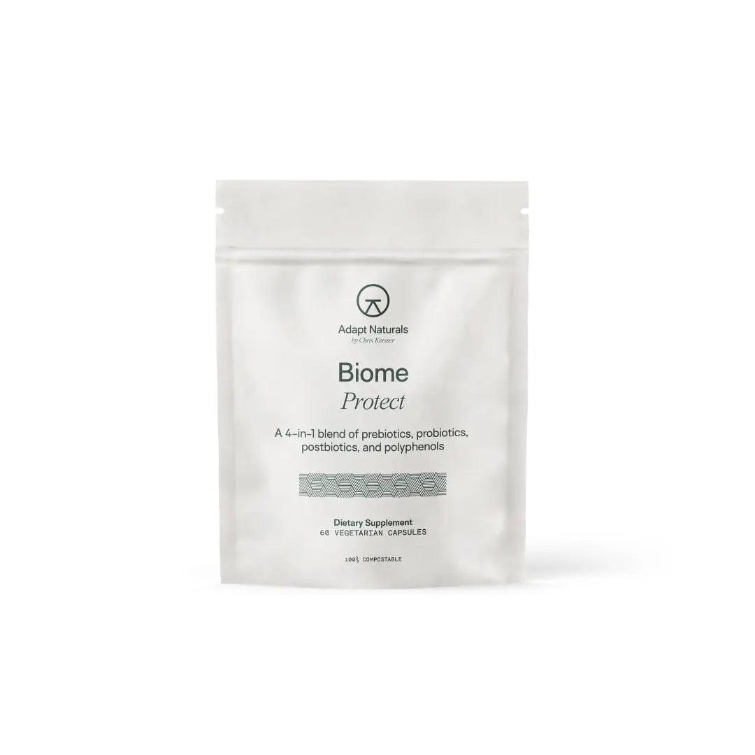 Adapt Naturals 4-in-1 Biome Protect Prebiotics, Probiotics Supplement Postbiotics & Polyphenols for Microbiome, Gut Health & Defense for Women & Men, 30 Day Supply ADAPT NATURALS BY CHRIS KRESSER buy australia supplements