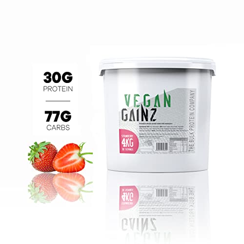 The Bulk Protein Company, Vegan Gainz - Plant Based Protein Powder - Weight Gainer- 32 Servings The Bulk Protein CompanyBuy Supplements Australia