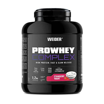 Weider ProWhey Complex (1,2kg) Strawberry-Yogurt Flavour. Formula Based on Whey Protein Weider buy australia supplements