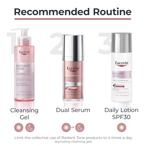 Eucerin Radiant Tone Dual Serum Dark Spot Corrector, Dark Spot Serum with Thiamidol Eucerin