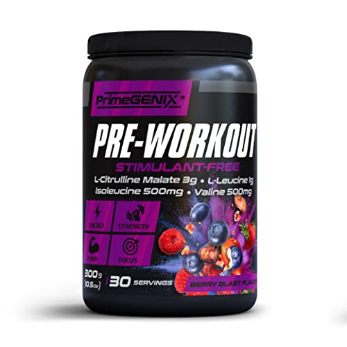 PrimeGENIX Stimulant-Free Pre Workout Powder for Men and Women - Energy Boost Drink PrimeGENIX buy australia supplements
