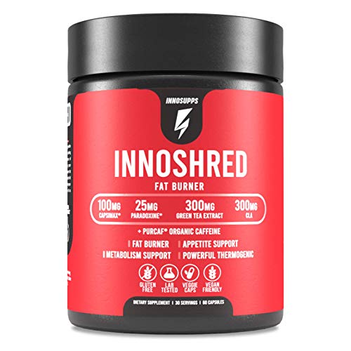 Inno Shred - Day Time Fat Burner | 100mg Capsimax, Grains of Paradise, Organic Caffeine InnoSupps buy australia supplements