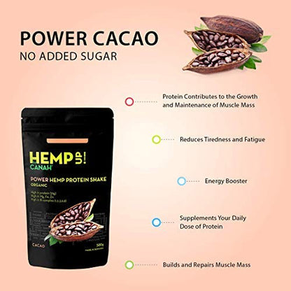 Canah Hemp Up Organic Protein Shake Powder – Muscle gain & Boost up Immune System, HEMP UP!Buy Supplements Australia