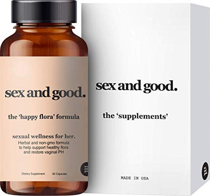 The Happy Flora Formula, Vaginal Health Supplements, Probiotics and Herbal Supplements