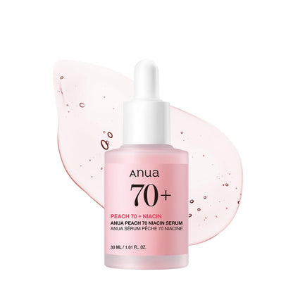 Anua Peach 70 Niacinamide Serum, Daily Glow Serum For Face, Skin Tone & Dullness Care with Vitamin B12, Lightweight ANUA