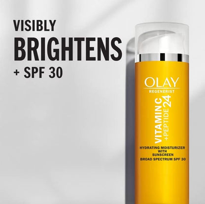 Olay Vitamin C Hydrating moisturizer with sunscreen, SPF 30, 1.7 Oz Olay