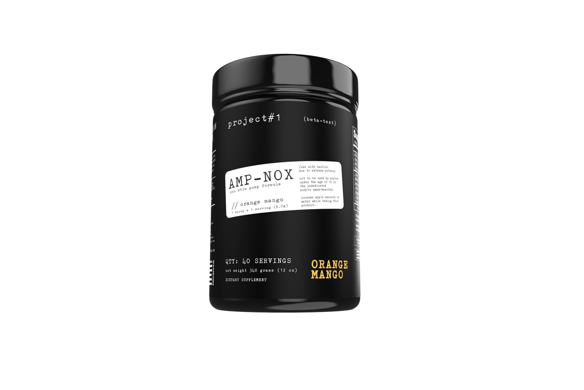 Project #1 AMP-NOX: Pre & Post Workout Powder to Boost Focus & Pump | Energizing Project #1 buy australia supplements