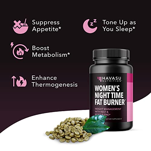 Night Time Fat Burner for Women | Weight Loss and Sleep Support Blend With Vitamin D HAVASU NUTRITION buy australia supplements