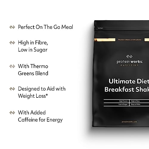 Protein Works - Ultimate Diet Breakfast Shake | Low Calorie Breakfast Shake | Low Sugar High Protein Breakfast Protein Works buy australia supplements