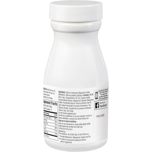 Caltrate Minis 600 Plus D3 Plus Minerals Calcium and Vitamin D Supplement Tablets, Bone Health and Mineral Supplement for Adults - 150 Count Caltrate