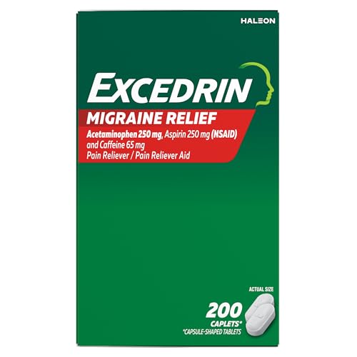 Excedrin Migraine Relief Caplets to Alleviate Migraine Symptoms - 200 Count Excedrin buy australia supplements