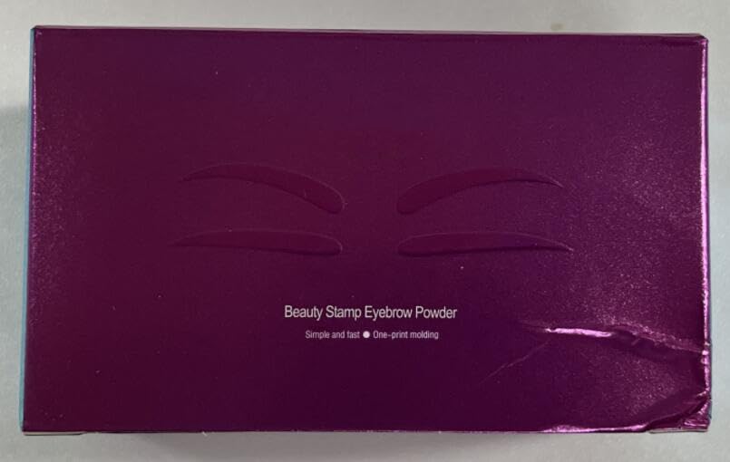 Boobeen Eyebrow Seal Stamp Powder - Waterproof 3 Seconds Eye Make Up Nature Coloring Kit - Creates Natural Looking Brows for Makeup Beginners Boobeen