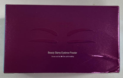 Boobeen Eyebrow Seal Stamp Powder - Waterproof 3 Seconds Eye Make Up Nature Coloring Kit - Creates Natural Looking Brows for Makeup Beginners Boobeen