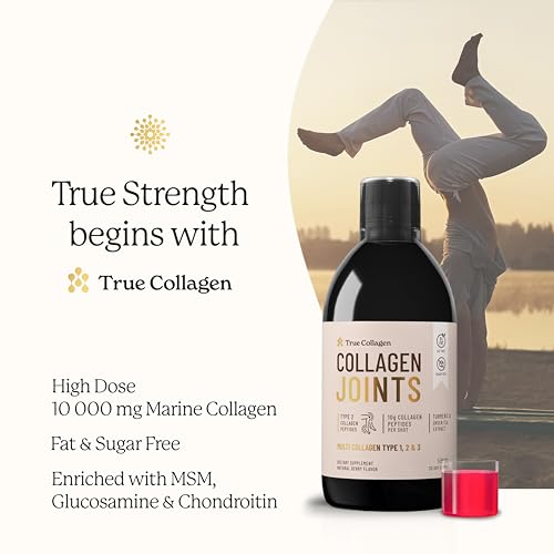 True Collagen Joint Peptides - Pack of 500ml, Berry Flavour | Dietary Supplements with Turmeric & Green Tea Extract True Collagen buy australia supplements