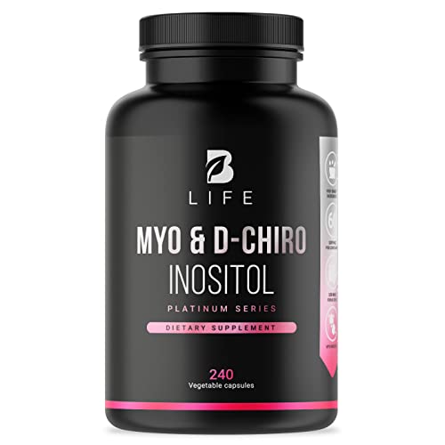 Myo-Inositol & D-Chiro Inositol by B Life - 240 Capsules | Made in USA | 40:1 Ratio B Life Company buy australia supplements