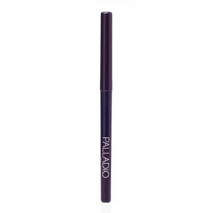 Palladio Retractable Waterproof Eyeliner, Richly Pigmented Color and Creamy, Slip Twist Up Pencil Eye Liner, Smudge Proof Long Lasting Application, All Day Wear, No Sharpener Required, Exotic Plum Palladio