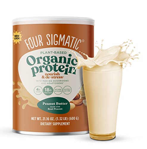 Four Sigmatic Organic Plant-Based Protein Powder Peanut Butter Protein with Lion’s Mane Four Sigmatic buy australia supplements