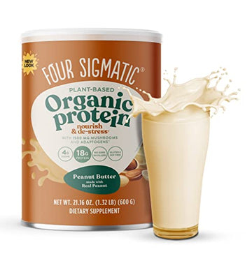Four Sigmatic Organic Plant-Based Protein Powder Peanut Butter Protein with Lion’s Mane Four Sigmatic buy australia supplements