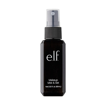 e.l.f. Makeup Mist & Set - Small, Lightweight, Long Lasting, All-Day Wear, Revitalizes, Refreshes, Hydrates, Soothes, Infused with Aloe, Green Tea and Cucumber, 2.02 Fl Oz e.l.f.