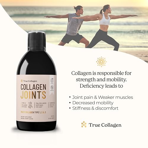 True Collagen Joint Peptides - Pack of 500ml, Berry Flavour | Dietary Supplements with Turmeric & Green Tea Extract True Collagen buy australia supplements