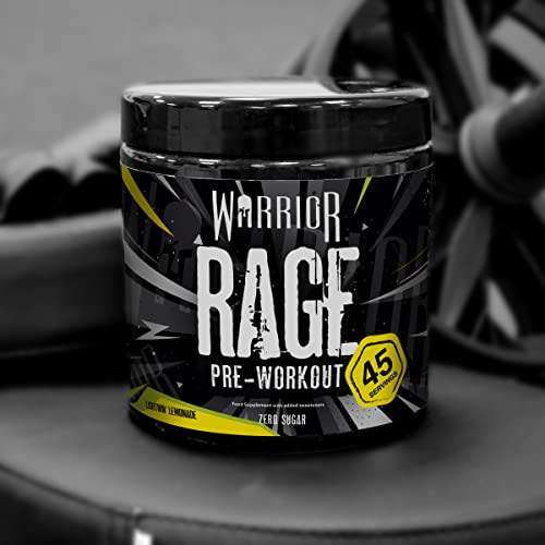 Warrior - RAGE Pre Workout Powder – Lightnin’ Lemonade 392g, WA-RG-045-01 Warrior buy australia supplements