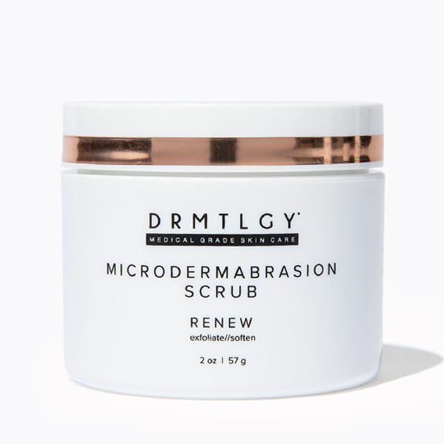 DRMTLGY Microdermabrasion Scrub – Gentle Facial Exfoliating Scrub to Smooth & Polish Skin DRMTLGY