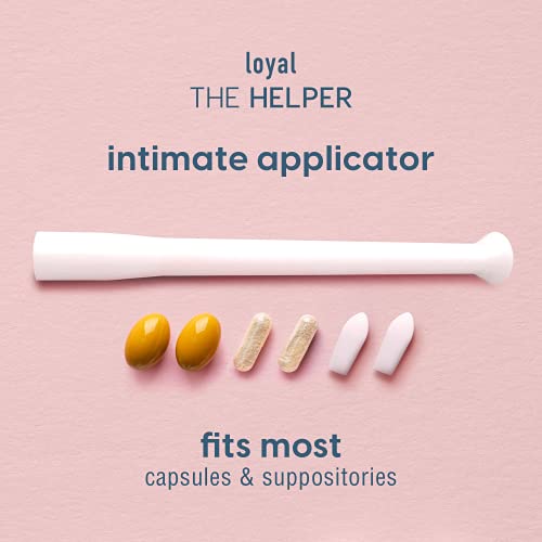 Loyal The Helper Vaginal Suppository Applicators | Efficient | Compact | Comfortable | Fits Most Brands, Pills Loyal buy australia supplements