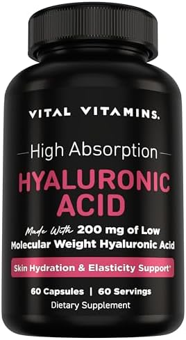 Vital Vitamins Pure Hyaluronic Acid 60 ct + Astaxanthin 60 ct Gsupps Australia