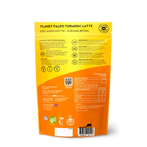 Planet Paleo Pure Collagen - Turmeric Latte (260g, 25 Servings) Planet Paleo buy australia supplements