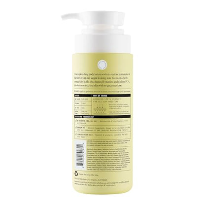 Naturium Bio-Lipid Restoring Moisturizing Body Lotion with Shea Butter, Fragrance Free, 14 oz Naturium